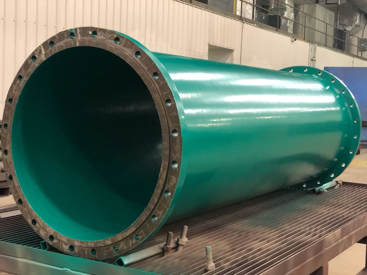 Pipe with fusion-bonded epoxy coating 